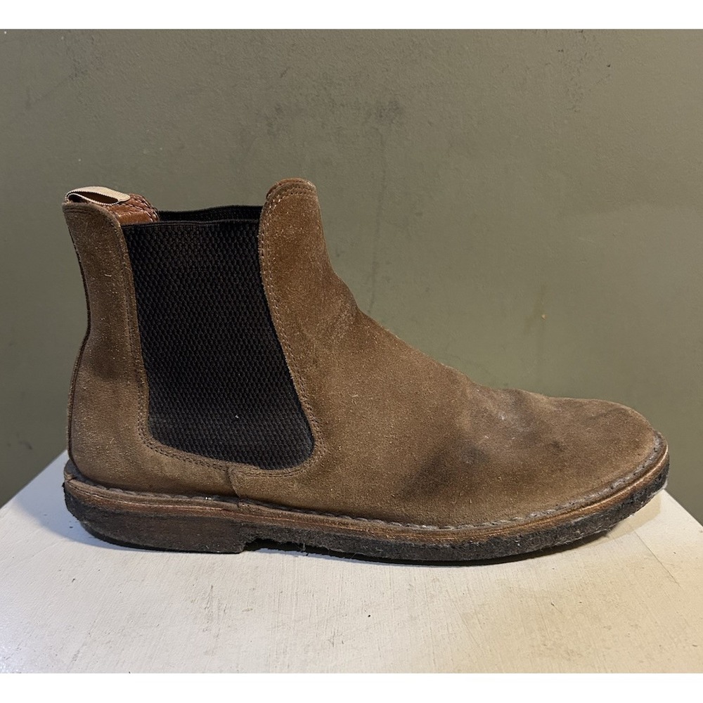 Astorflex Bitflex Chelsea Boots Brown Nubuck Italian Men's Size EU 42 US 9/9.5